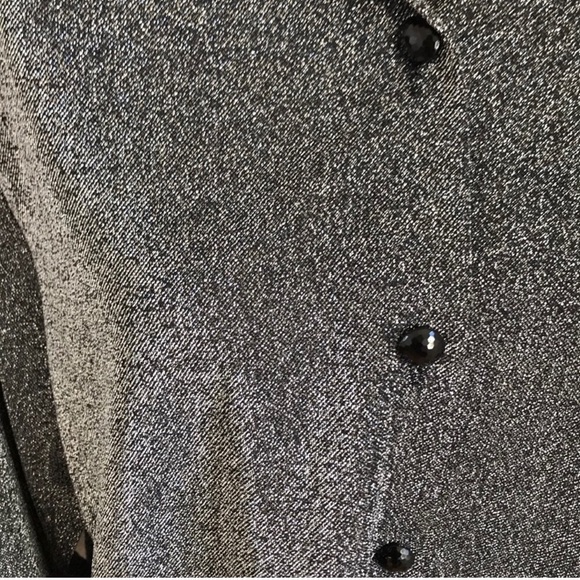 Vintage Silver Sparkle Button Down - Picture 2 of 7